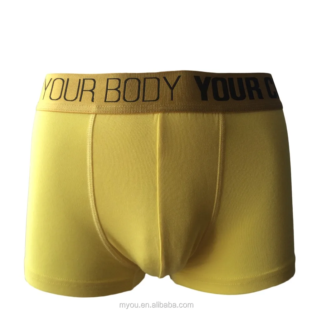 Casual Men Underwear Wide Waist Elastic Band Men Boxer Briefs Shorts