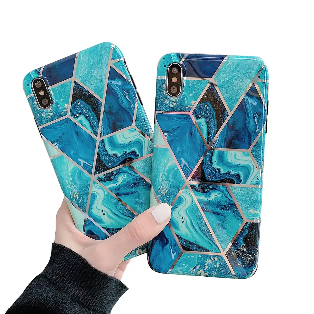 

Custom Marble Print Cover Mobile Phone Soft Cases For iPhone Xs Max