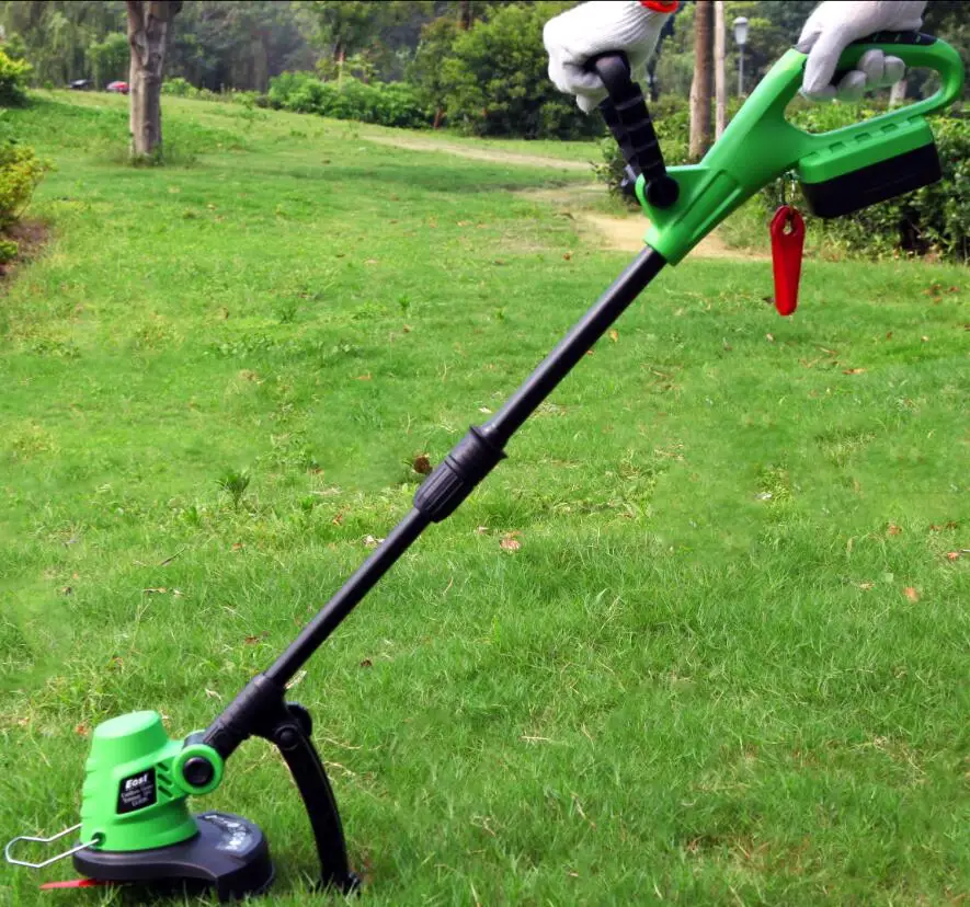 cordless grass trimmer with blades