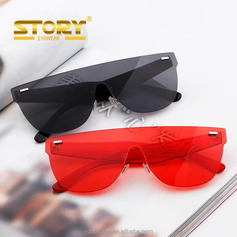 

STORY STY1820KN flap top oversized custom sunglasses city shades transparent glasses