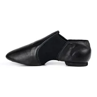 

JW Wholesale Neoprene Elastic Dance Leather Split Sole Jazz Shoes for adults