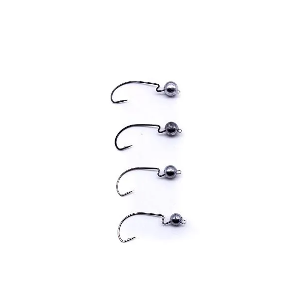 

Wholesale 10.44g 7.5g 5.53g 3.8g Outdoor Round Head Hook Tear Drop Ice FishingJig Head, Customized