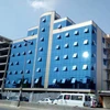 Fabric aluminium building architectural exterior unitized structural profile used facade system glass curtain wall