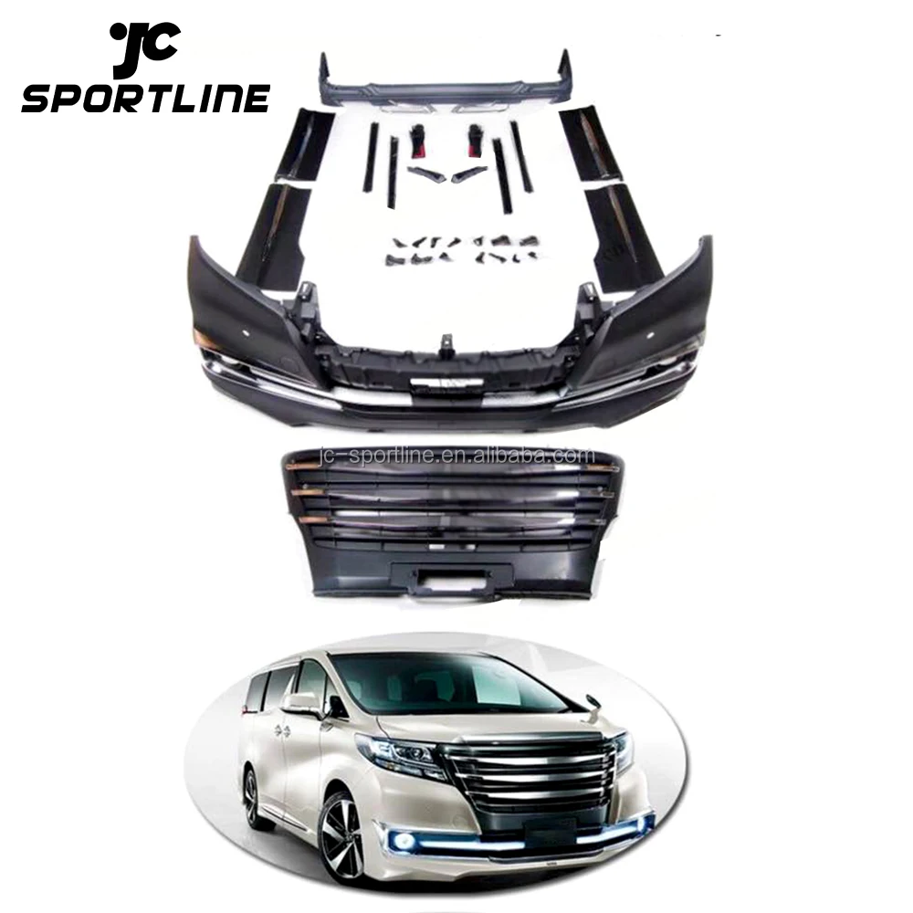Pp Aero Car Body Kit For Toyota Alphard Vellfire Full Size Luxury Mpv 16 Buy Aero Car Body Kit Aero Body Kit For Toyota Alphard Body Kit For Alphard Product On Alibaba Com