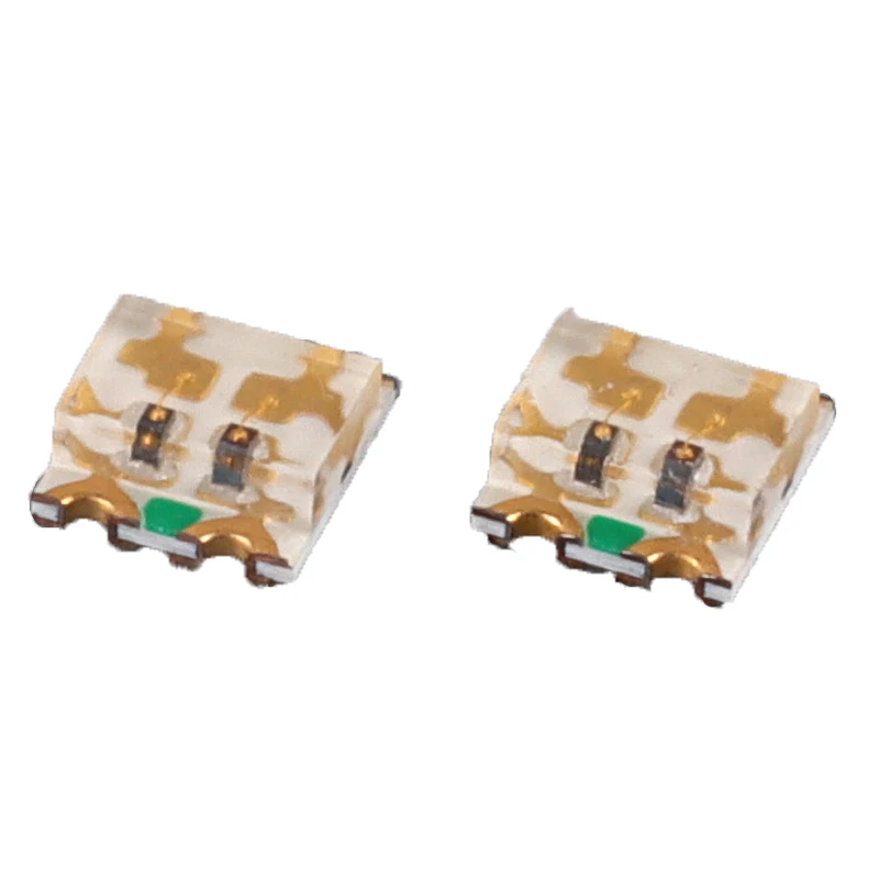 10 x Amber 0603 SMD LED 100mcd 120°