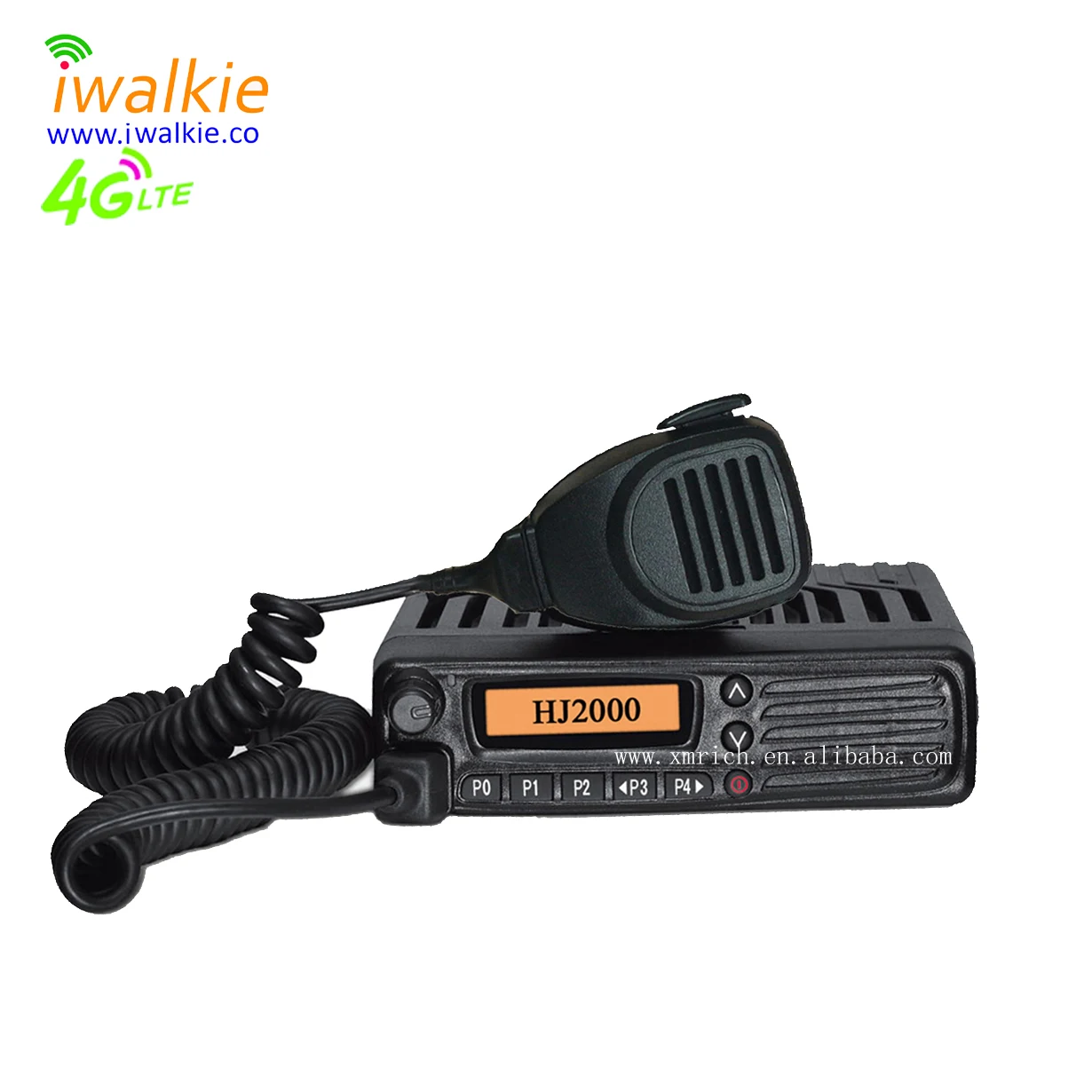 

HJ2000 4G WCDMA radio vehicle mounted mobile radio car radio free iwalkie platform dispatcher platform with GPS