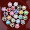 wholesale candy colorful rhinestone 23mm crystal acrylic buttons