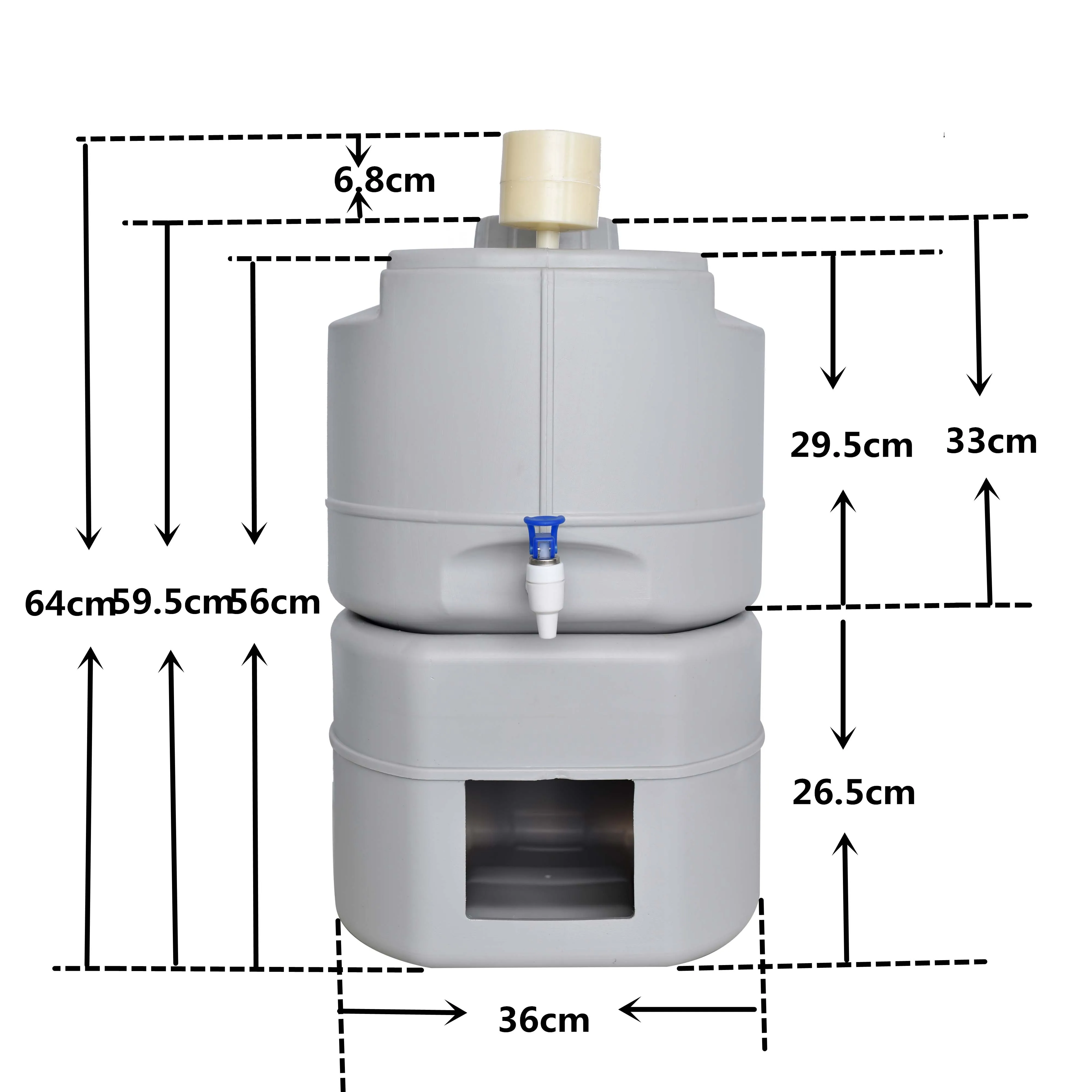 30L sterile water tank for lab water purification system 
