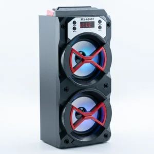 Mini Portable 4 inch Bluetooth Wooden Speaker