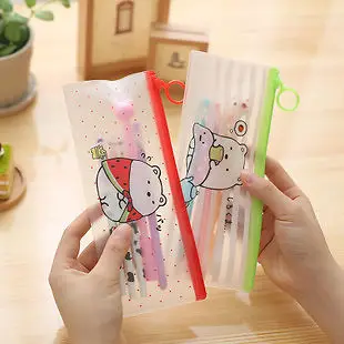 transparent pencil pouch