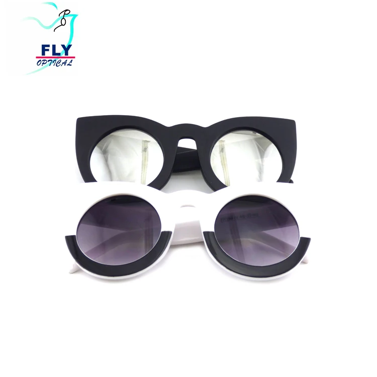 

New Trendy UV400 Retro Cat Eye Glasses Frame For Women Men