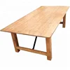 Solid Pine Wood Antique Dining Folding Farm Table