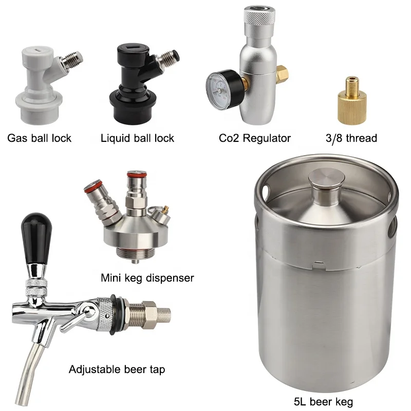 mini keg cooler with tap