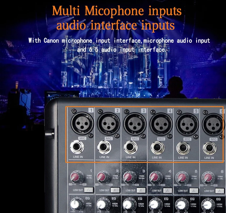 LAIKESI AUDIO высококачественный звук микшера для клубного звукового микшера KTV с USB
