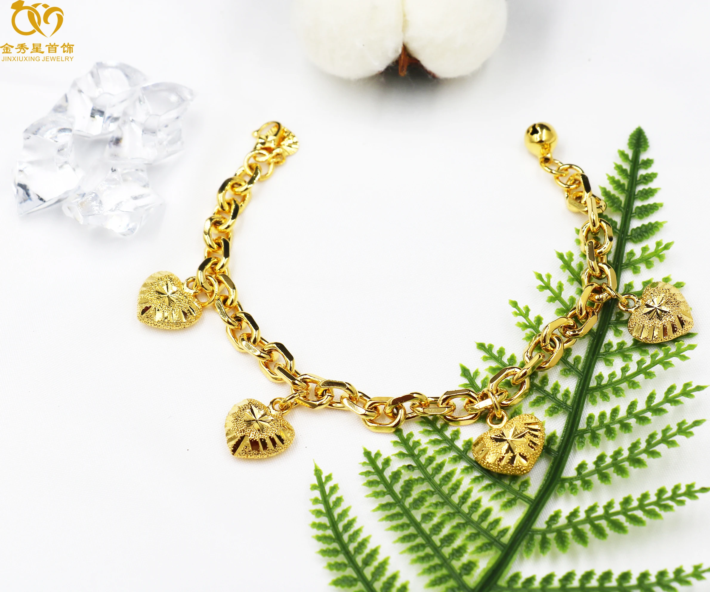 JXX 2019 Wedding gold 24k jewelry bracelet jewelry women twist bracelet