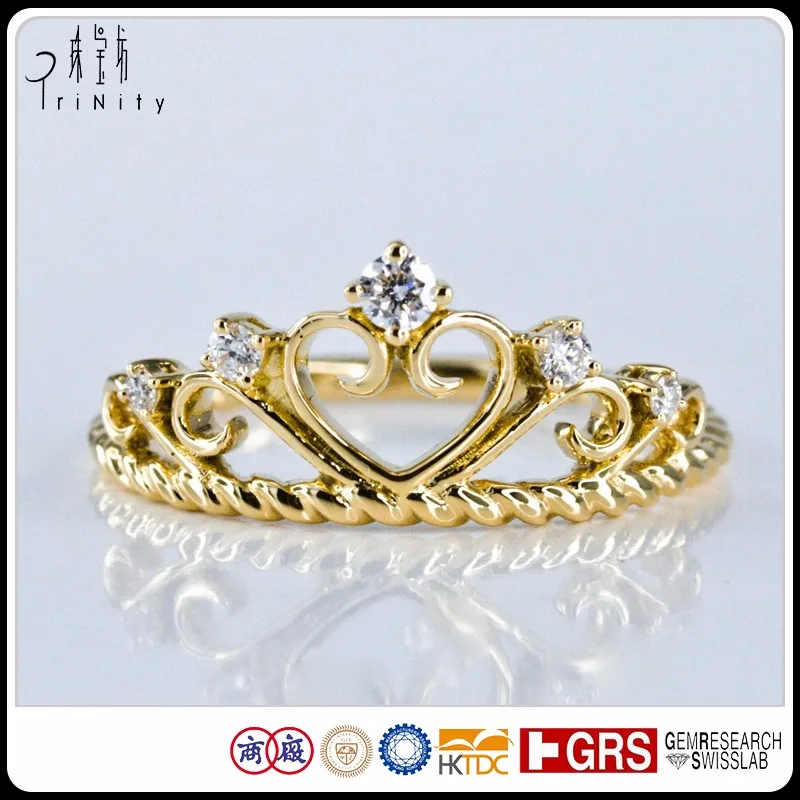 Venta al por mayor anillos forma de corona-Compre online los mejores ...