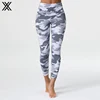Hot Sales Printed Compression Capri Plus Size Fitness Wear Womens High Waist Camo Yoga Pants With Pocket