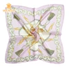 Chian Pattern Screen Print Borong Design Tudung Satin Arab