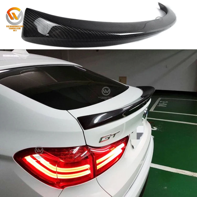 

AC Type Carbon Fiber boot lip trunk wing spoiler For 5 Series GT Gran Turismo F07 14-17