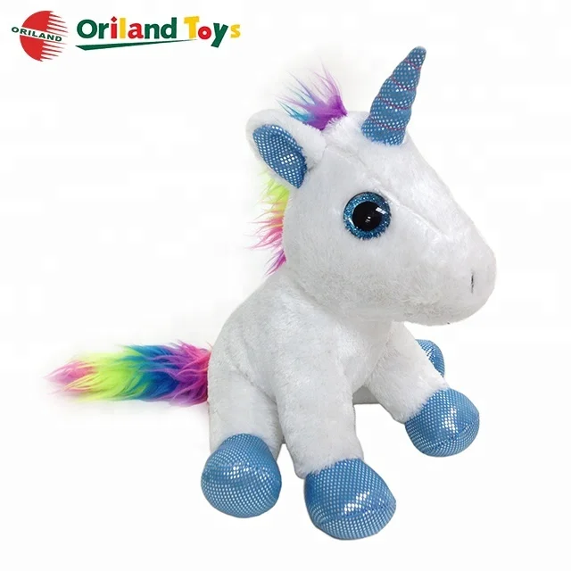 glitter unicorn stuffed animal