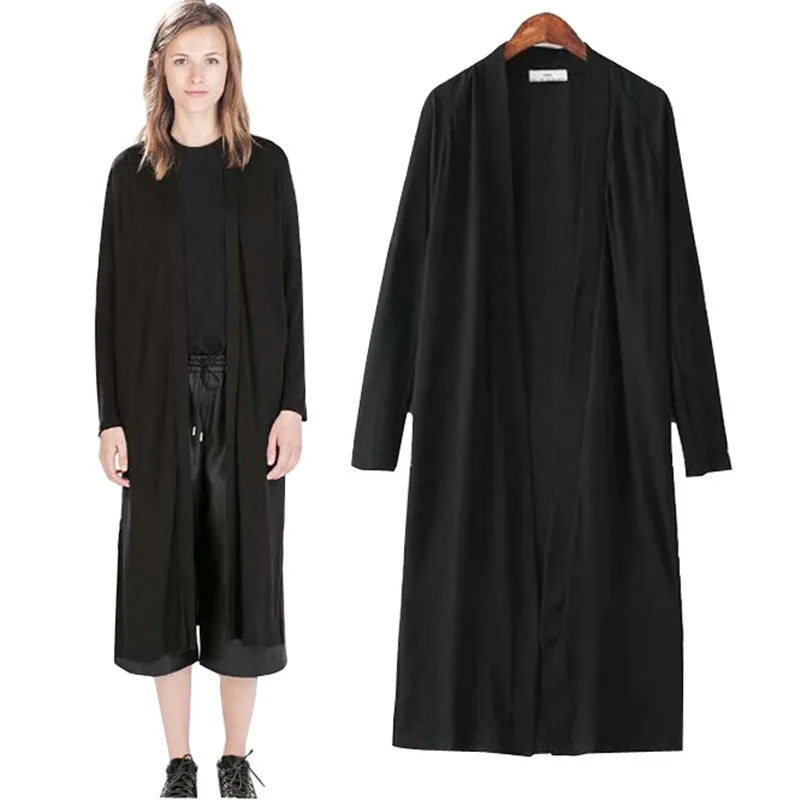 long black summer coat