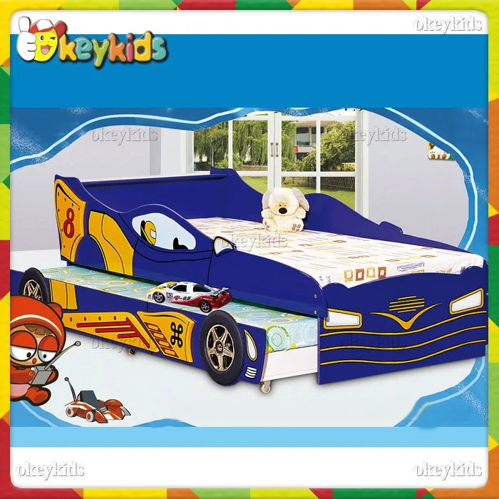 2016 Wholesale Wooden Kids Race Car Bed,High Quality Wooden Kids Race
