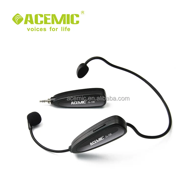 

Wireless microphone for teachers G-100 portable 2.4G wireless headset microphone rechargeable, N/a