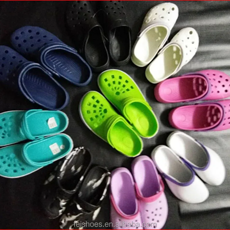 

Mix design good quality women EVA garden shoes stock clog stock shoes, Any color