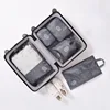 Travel Clear Personalized Set Packing Cubes Customized 5 Piece Shoe Underwear Sock Organizer Travel Compression Packing Cubes