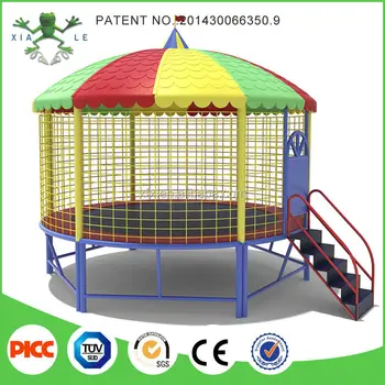 Bounce Dubai Round Trampoline With Roof Tent Buy Bounce Dubai Round Trampoline With Roof Tent Adult Trampoline Park Trampoline Park For Jump Product On Alibaba Com