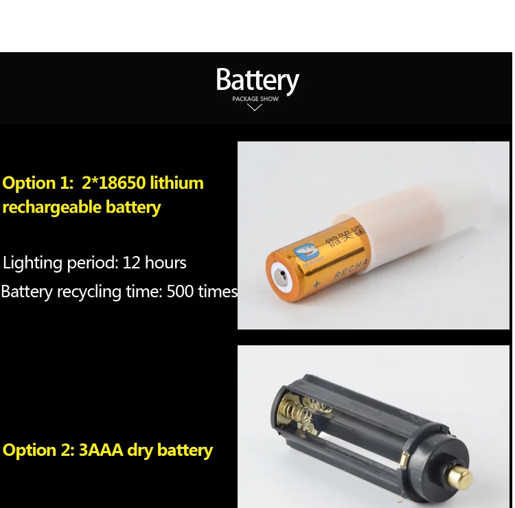 1000 Lumens Zoomable pen  LED  Flashlight 5 Modes Adjustable Torch Focus Water Resistant Camping Torch for Outdoor Sports