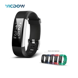 Real Time Gps Tracking In App Blood Pressure Monitor Smart Bracelet ID115 PLUS
