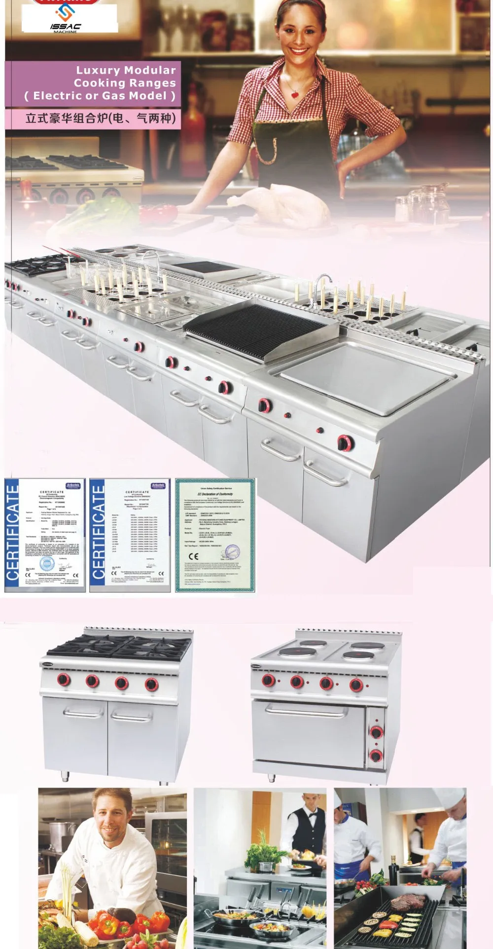 CH-3.5BZ4 4 Head Commercial Induction Cooker Work 4 Burner National Cooking Machine Cooker CE