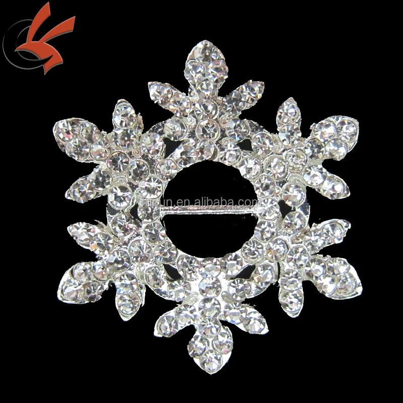 

snowflake christmas decorative rhinestone buckles