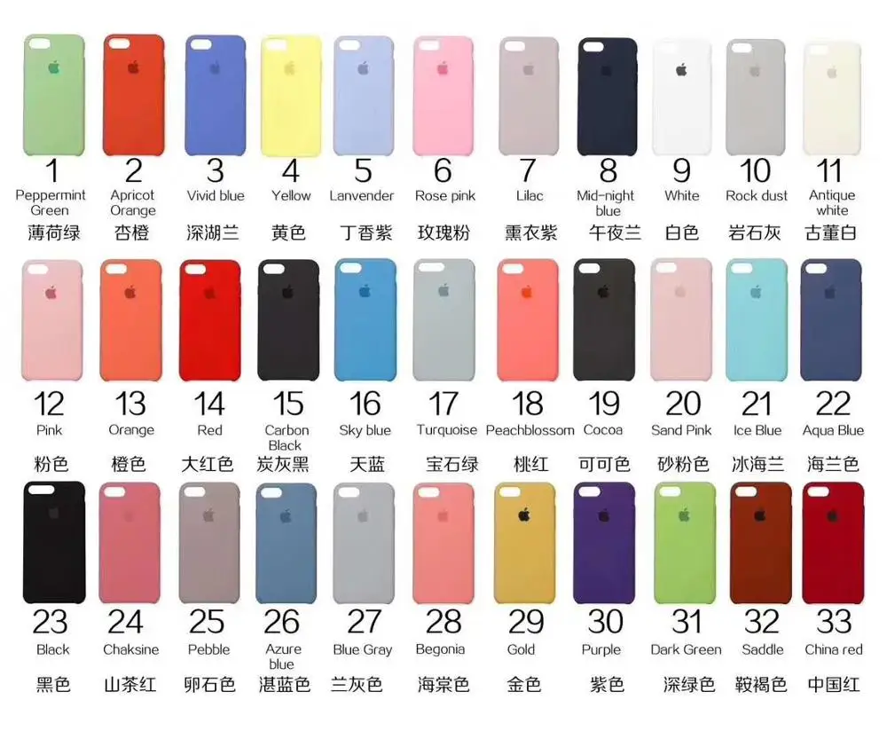 

2017 New Liquid Silicone phone case for iphone 7 plus 7plus xs xr xs max for iphone silicon case original logo, N/a