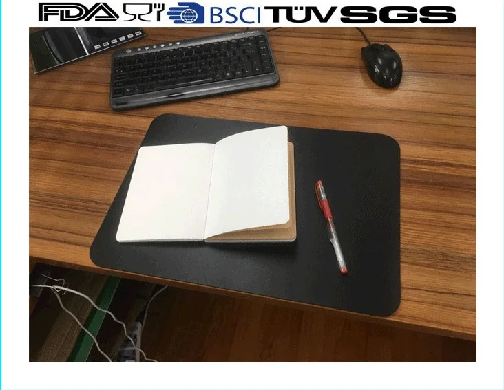 Custom Size Clear Plastic Office Desk Pad Anti Slip Plastic