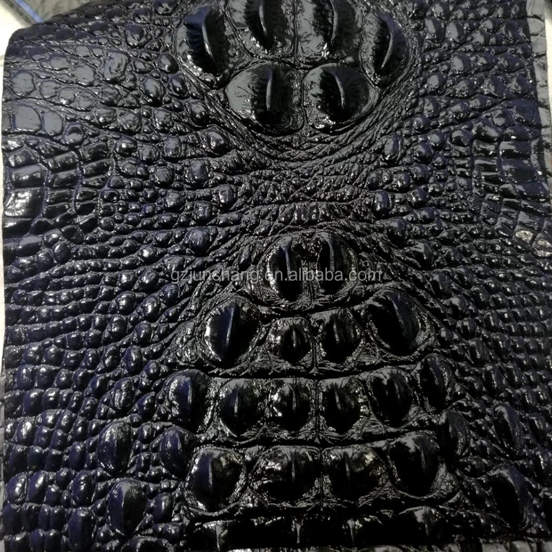 Two Tone Color Crocodile Emboss Faux Leather Sheets