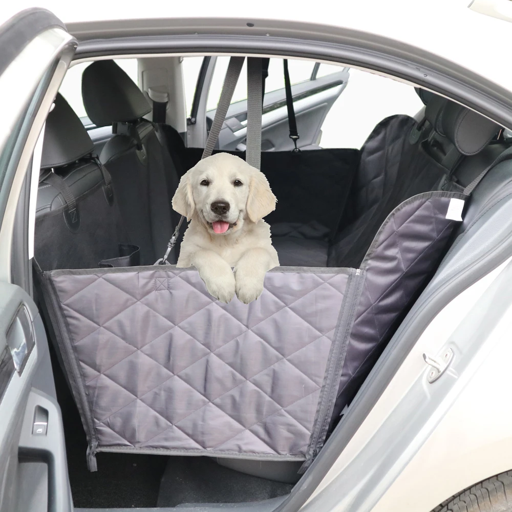 

2018 July luxury waterproof scratch proof nonslip backing quilted hammock dog pet car seat cover, N/a