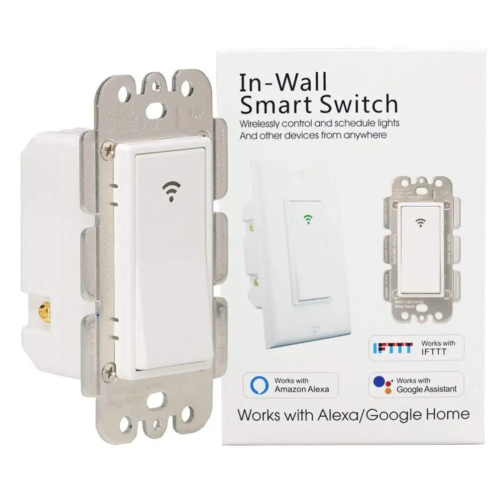 Wifi Smart Light Switch Wireless Remote Control In Wall Timer