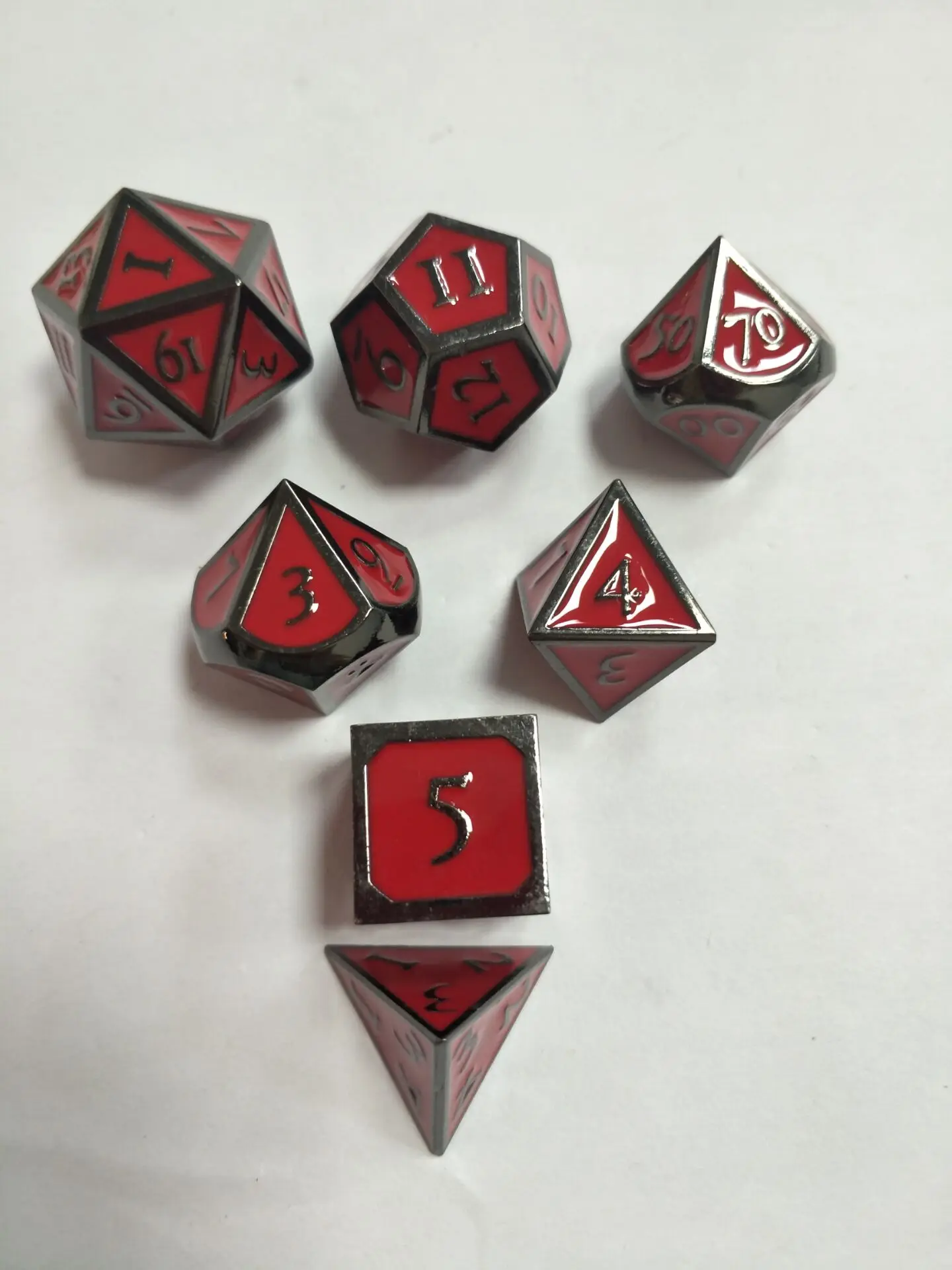 Custom Metal Dice,Beautiful Enamel Matel Dice,Bulk Dice Set Wholesale