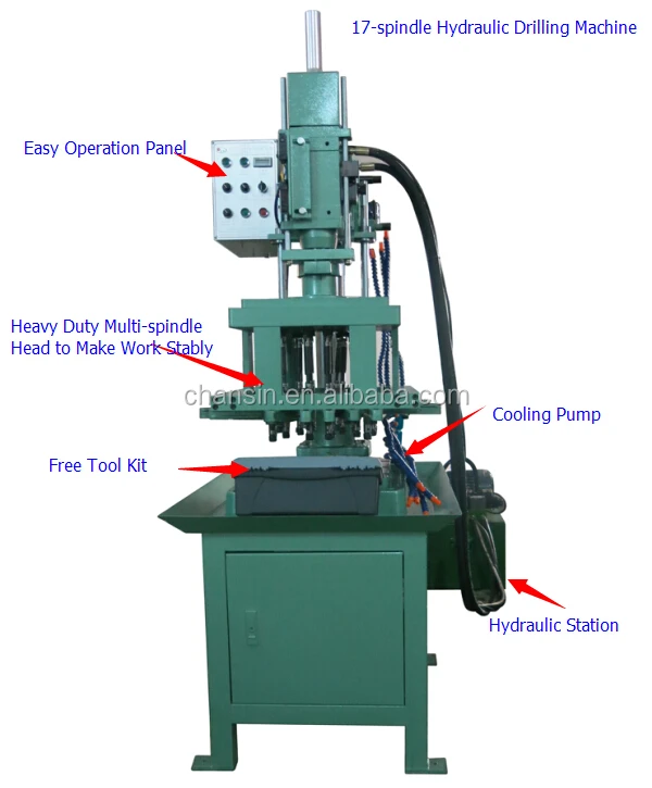 Ce Certified Hydraulic Multi Head Iron Drilling Machine Metal Driller