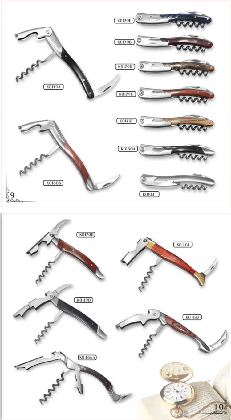 Factory Wholesale Cork Screw Wine Bottle Opener Gold Wine Opener Buy