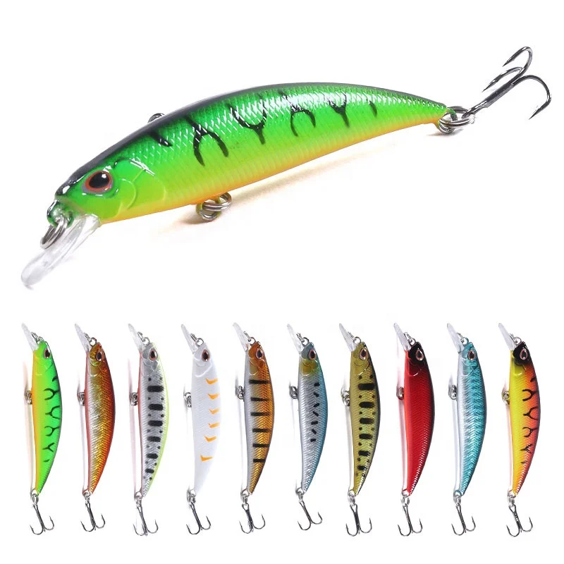 

Hengjia Sinking minnow New Color Artificial Hard Bait sink Wobblers Crankbait Fishing Tackle, 10 colour available/unpainted/customized