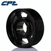 Spoke web solid type SPB 6 grooves v-belt pulley