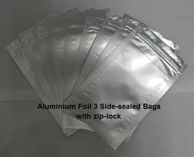 aluminium foil zip lock bag