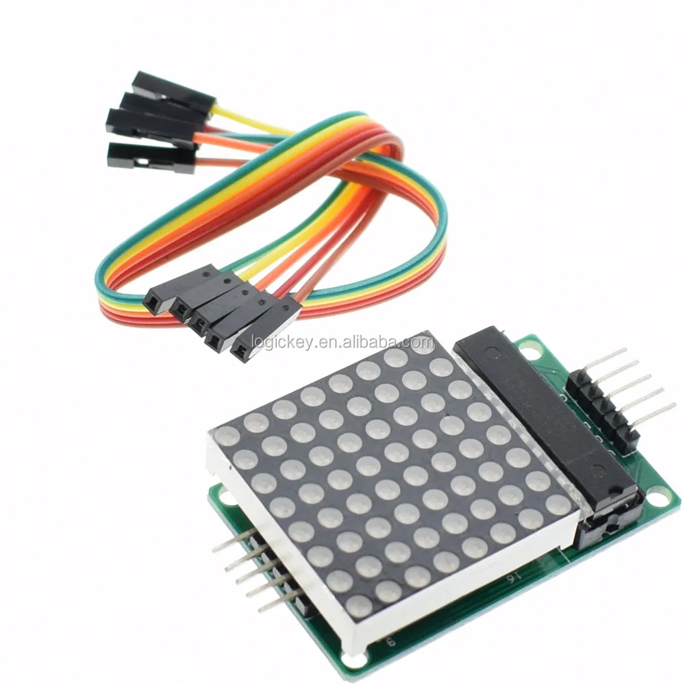MAX7219 8x8 Dot Matrix Module MCU Control LED Display DIY Kit For Arduinos
