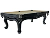 Polish Painting Hand Carving Pool Table Solid Wood Pool Table