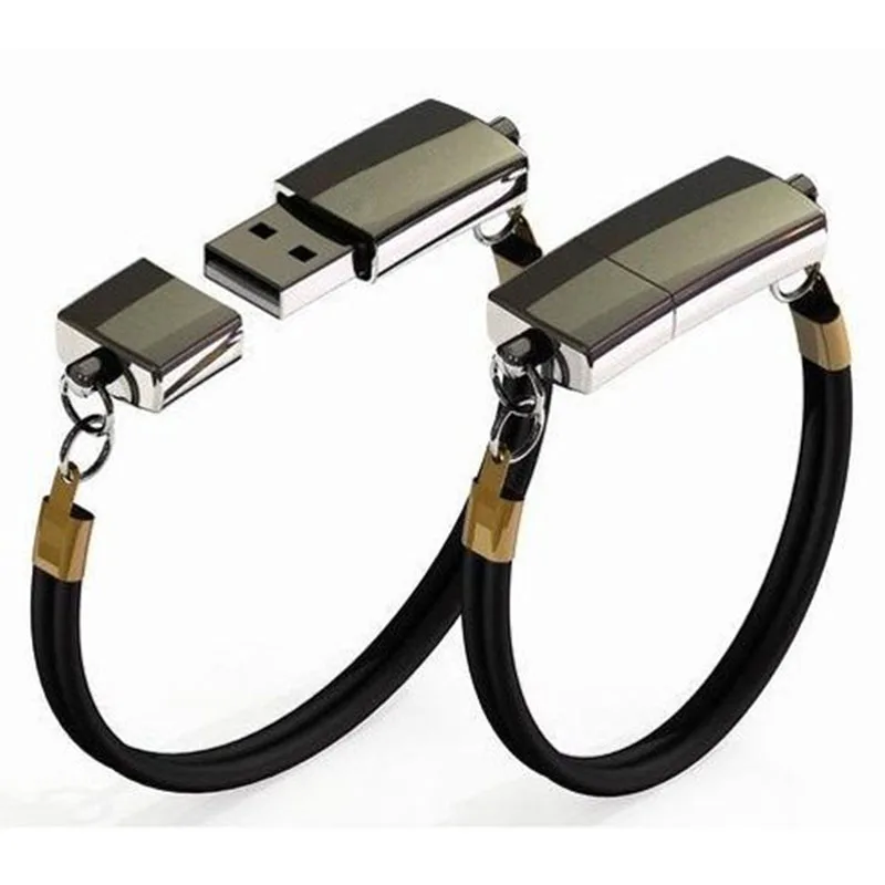 New Arrived Metal Bracelet USB Flash Drive 2 0 Memory Disk 4GB 8GB 16GB 32GB 64GB