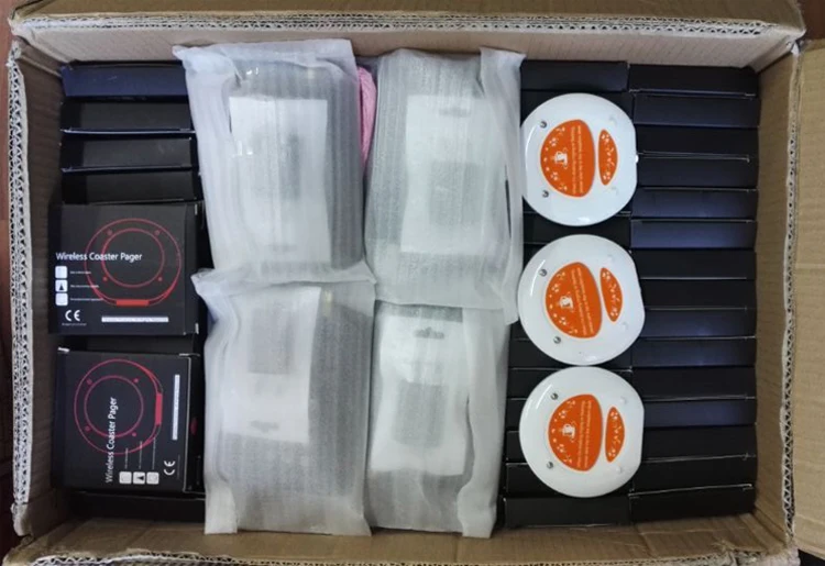 packing for coaster pager