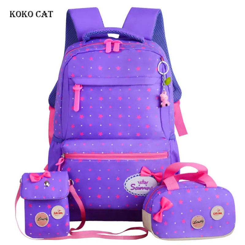 

Dropshipping Primary School Student Bookbags Orthopedic Satchel for Girls Teenagers Boys Backpack Kids Daily Rucksack